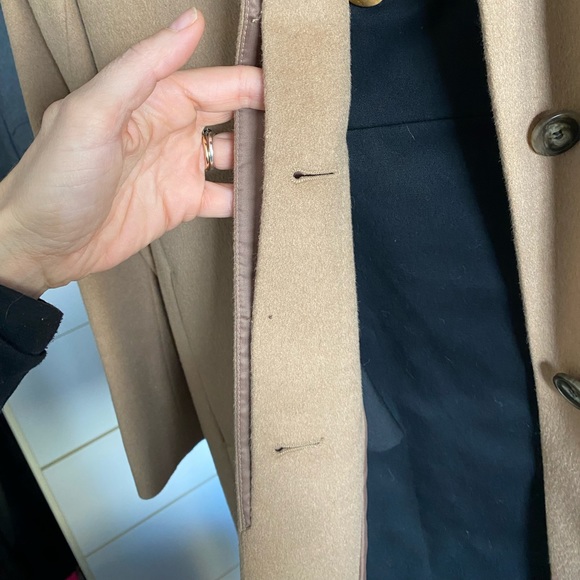 UNIQLO high neck wool / cashmere coat - Picture 2 of 6